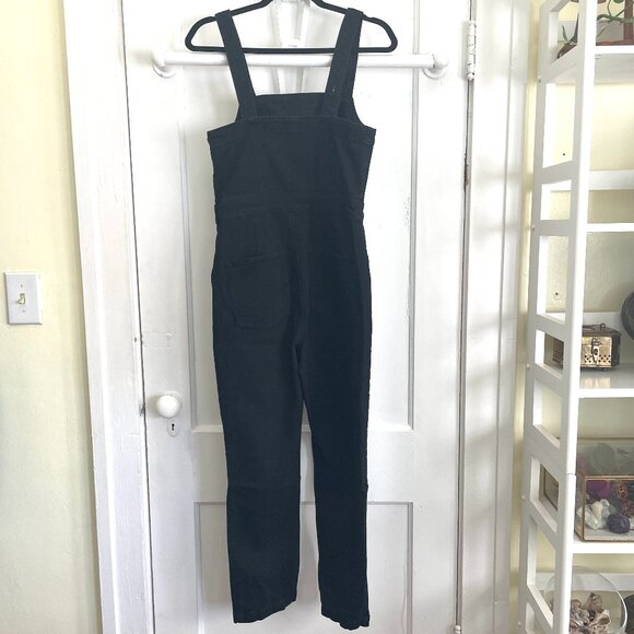 Women's J. Crew Washed Black Denim Coverall | Size 4 - Picture 5 of 7